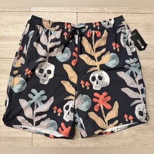 Stance Complex 2.0 Hybrid Short 7" Inseam BlackGrey Size L Large New with Tags